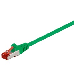 MicroConnect SFTP CAT6 1m Green PVC Cable - High-Performance Ethernet Solution (B-SFTP601G)